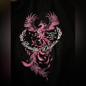 Beautiful Disaster C2X full zip hoodie Pink Phoenix RARE 2X jacket worn once!